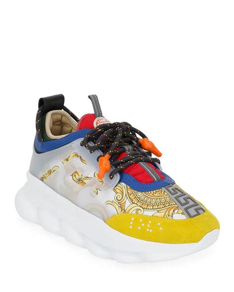 chain reaction versace shoe|authentic Versace chain reaction sneakers.